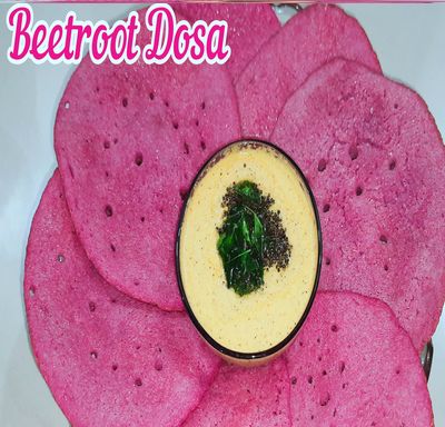 Beetroot Dosa
